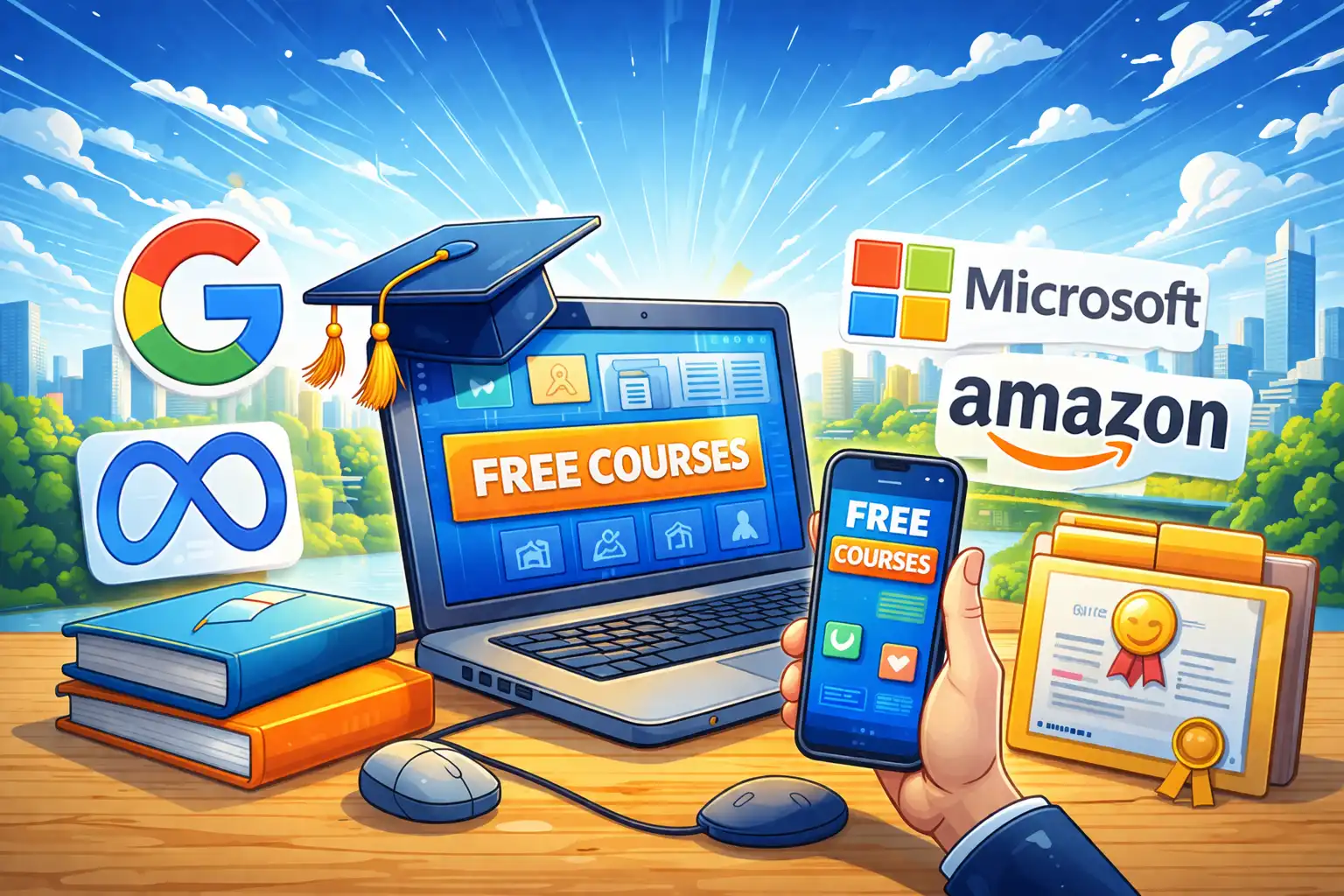 Free Online Courses from Big Tech Companies with Certificates