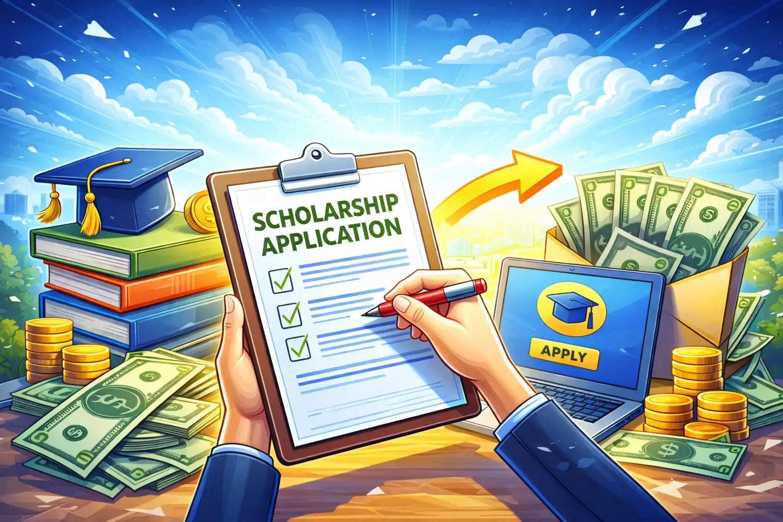 How to apply for scholarships step by step