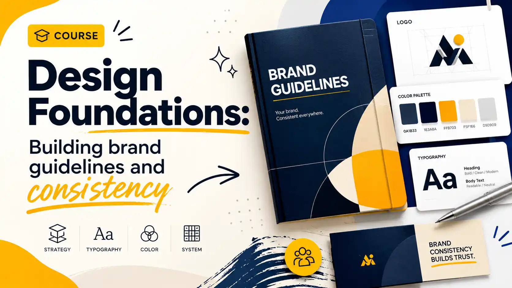 Design Foundations Building Brand Guidelines and Consistency HubSpot Course