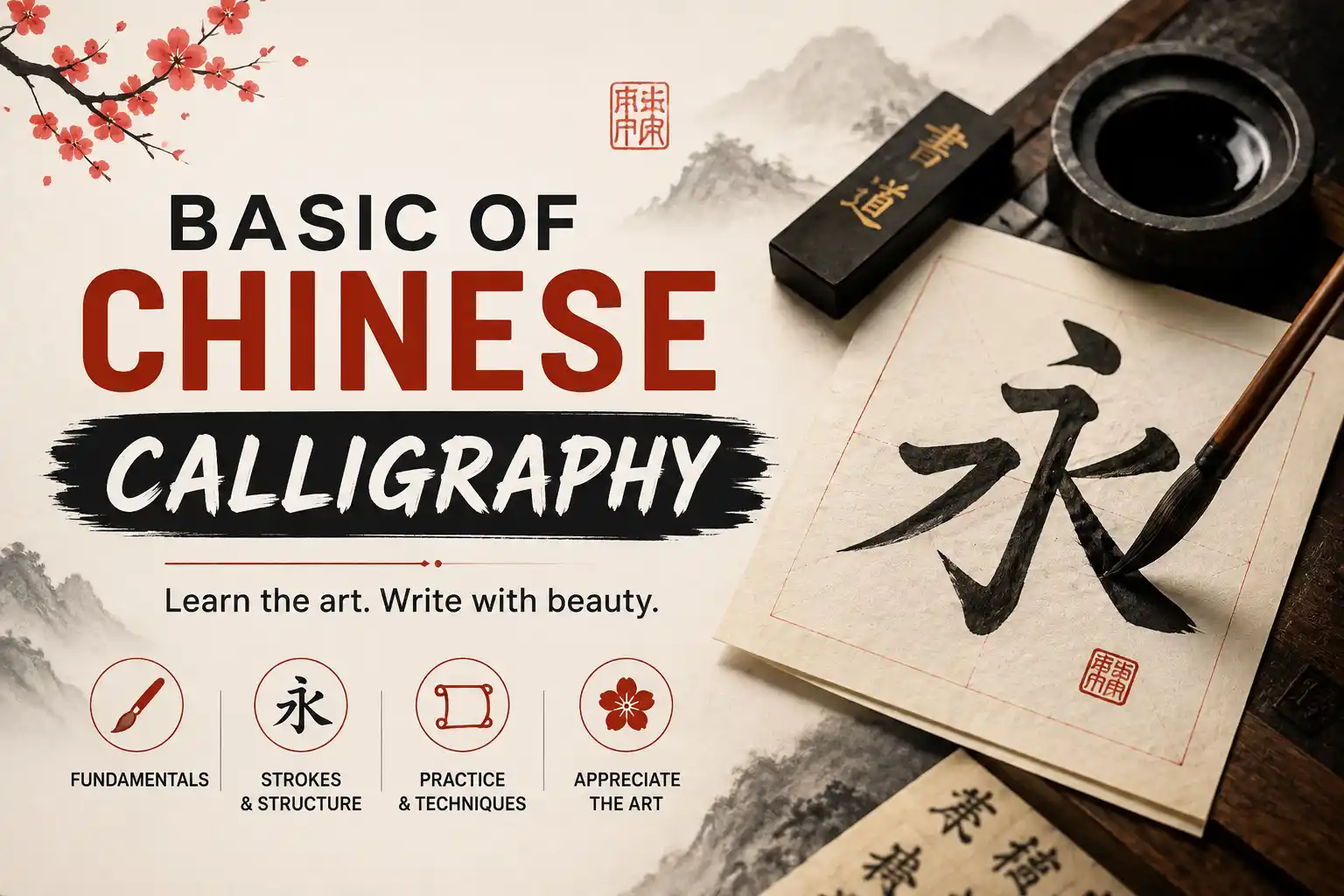 Basic of Chinese calligraphy XuetangX Course