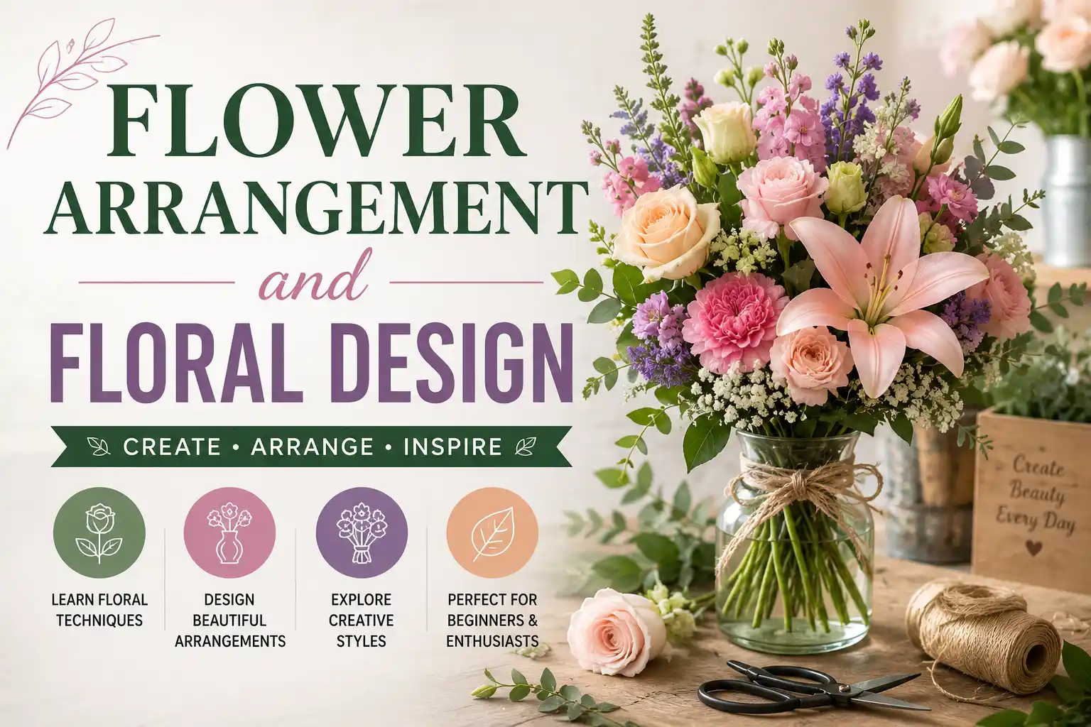 Flower Arrangement and Floral Design XuetangX Course