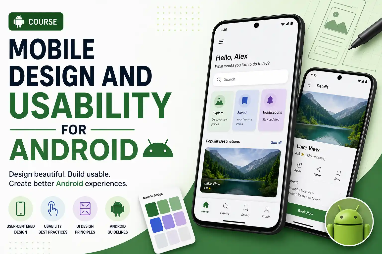 Mobile Design and Usability for Android Udacity Course