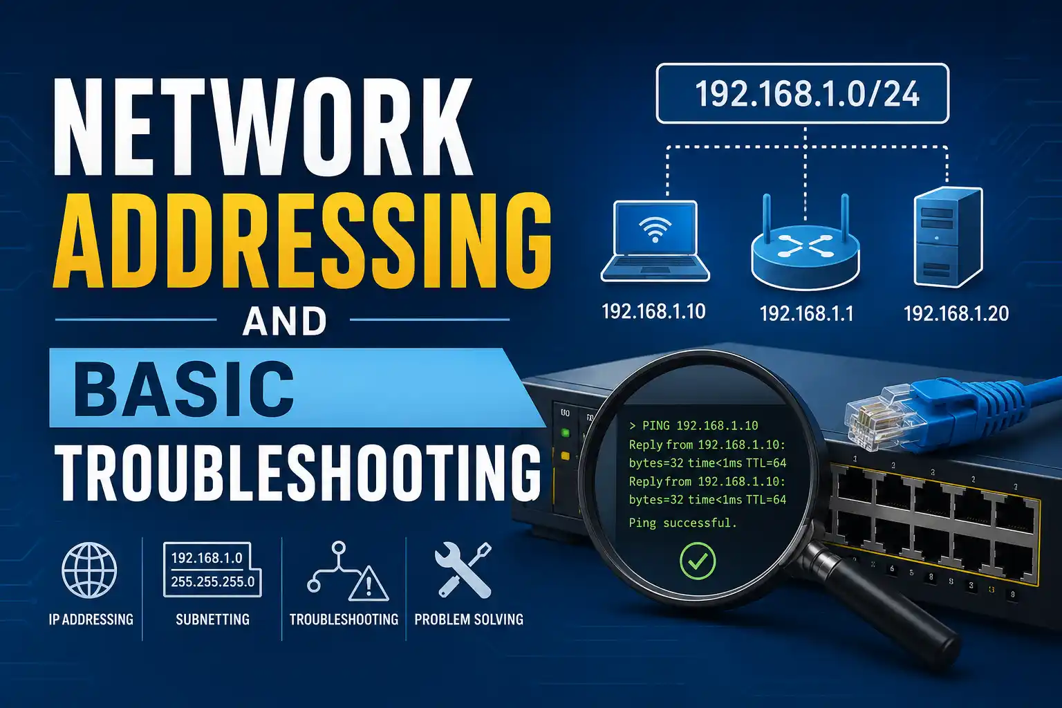 Network Addressing and Basic Troubleshooting Cisco Course