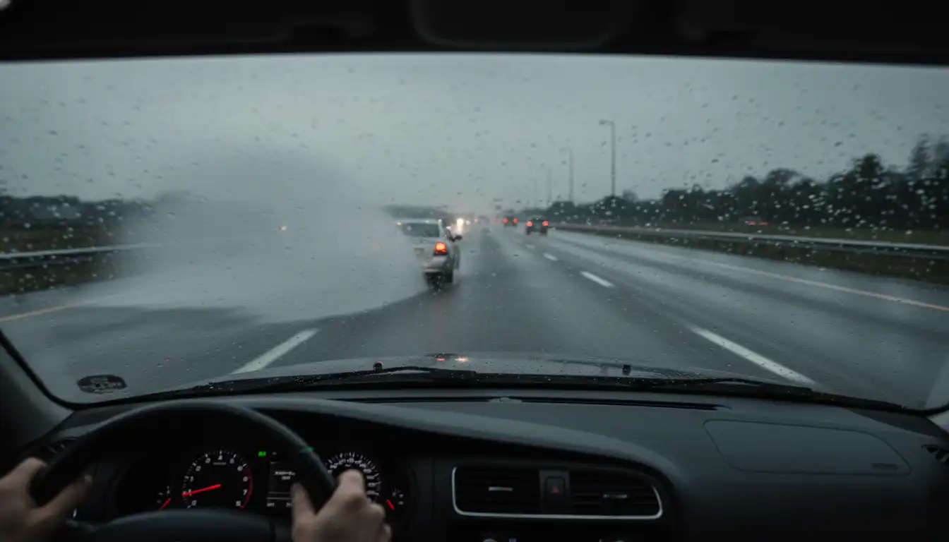 Hydroplaning scenario