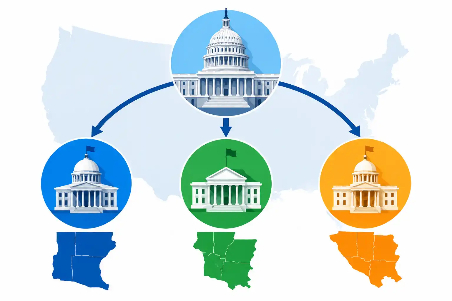 Federalism diagram
