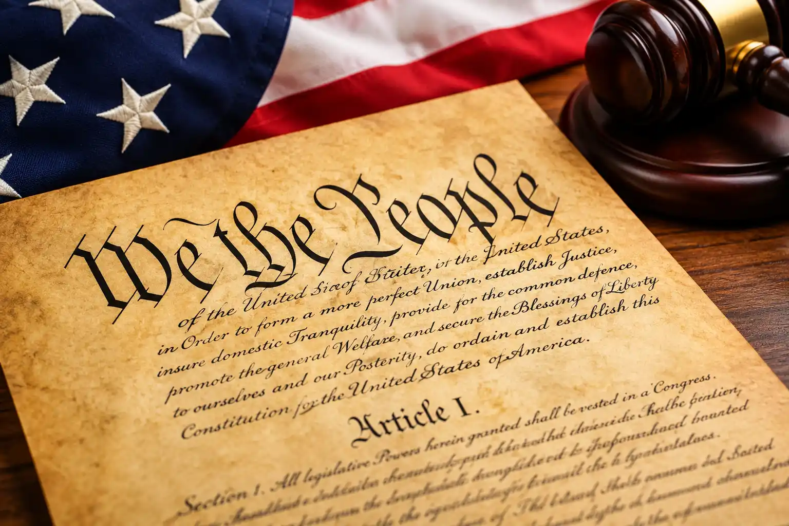 US Constitution document