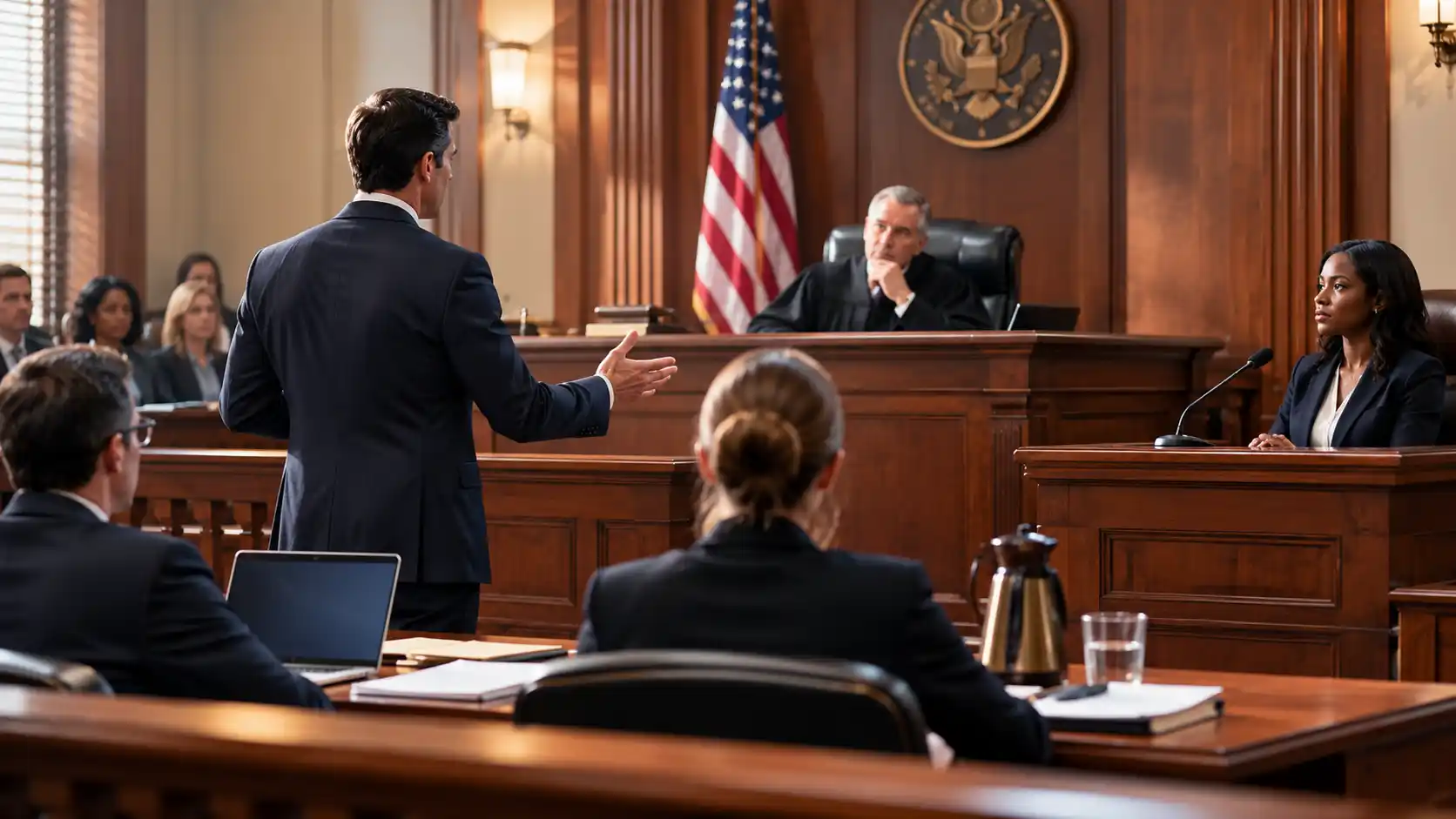 Courtroom trial
