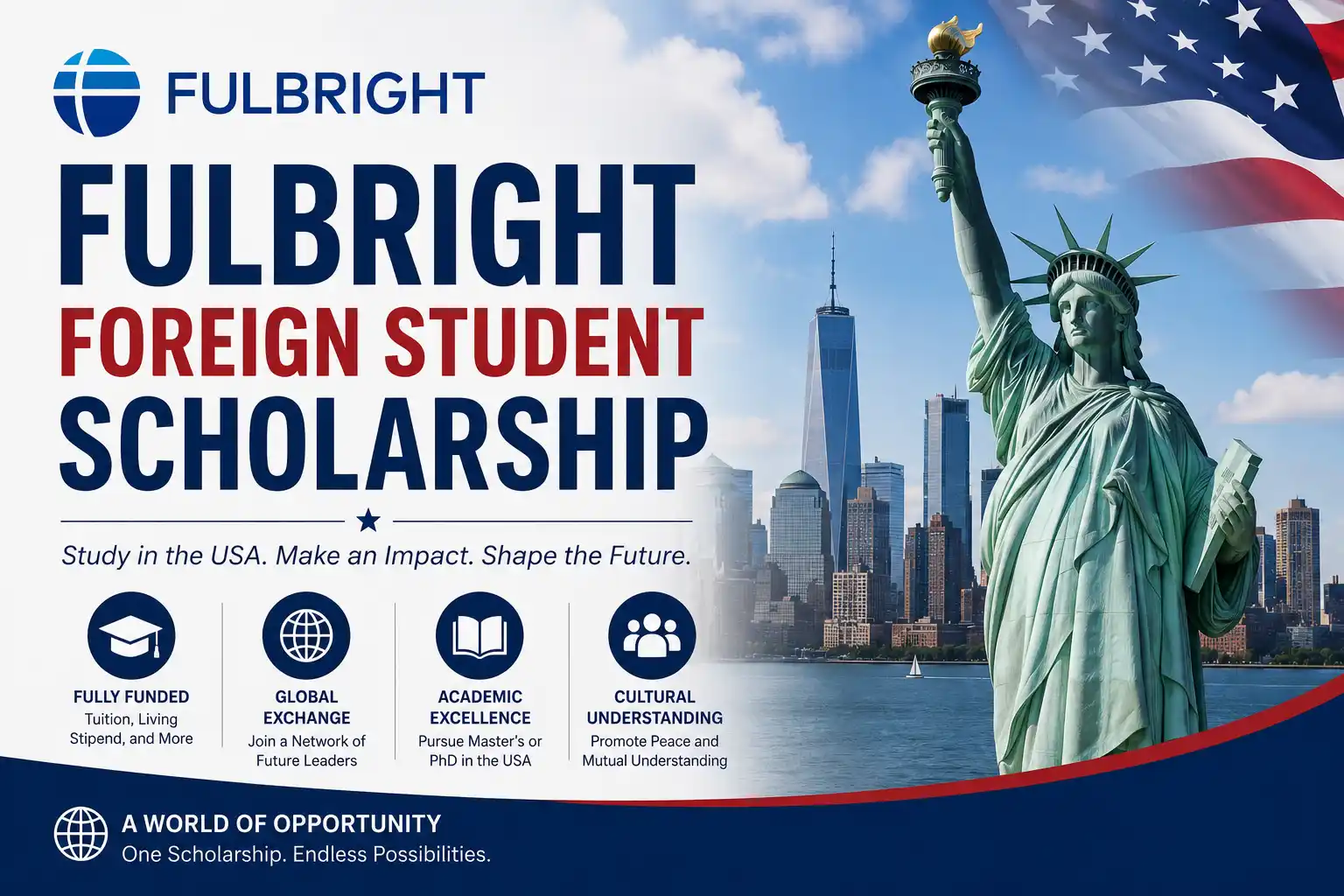 Fulbright Foreign Student Scholarship - Study in the USA