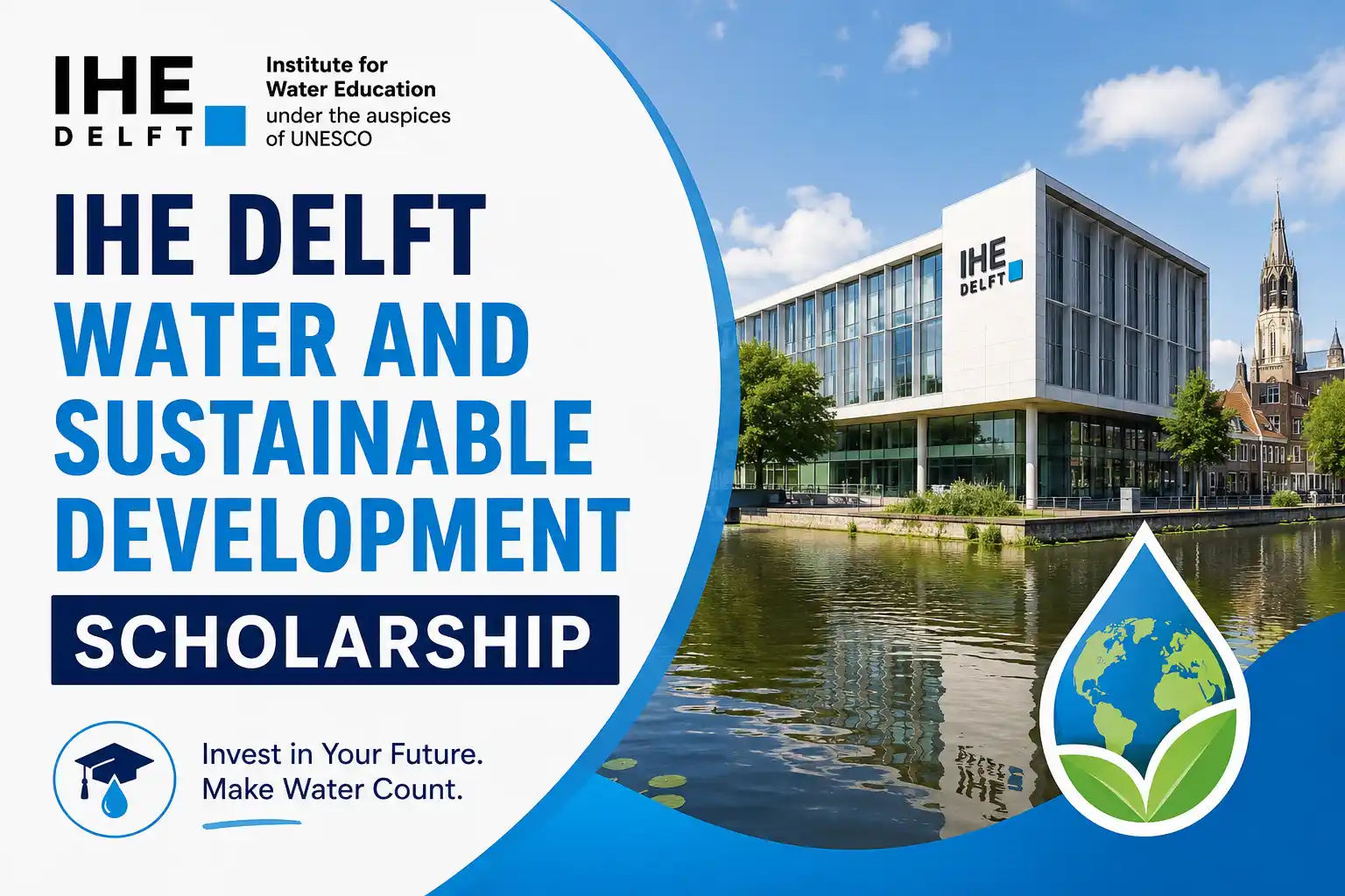 IHE Delft Water and Sustainable Development Scholarship
