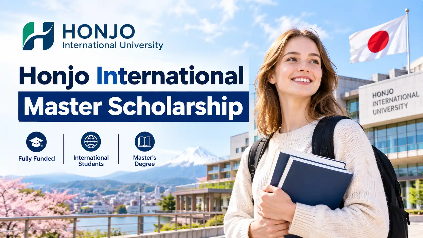Honjo International Master Scholarship - ¥230,000 Monthly Stipend
