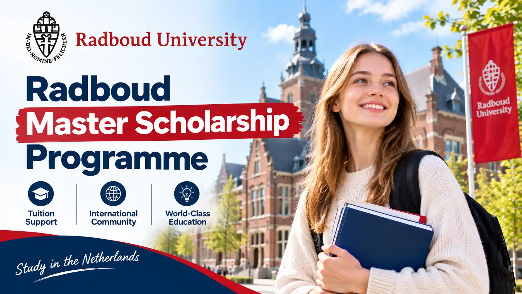 Radboud Master Scholarship Programme - Partial Tuition Waiver