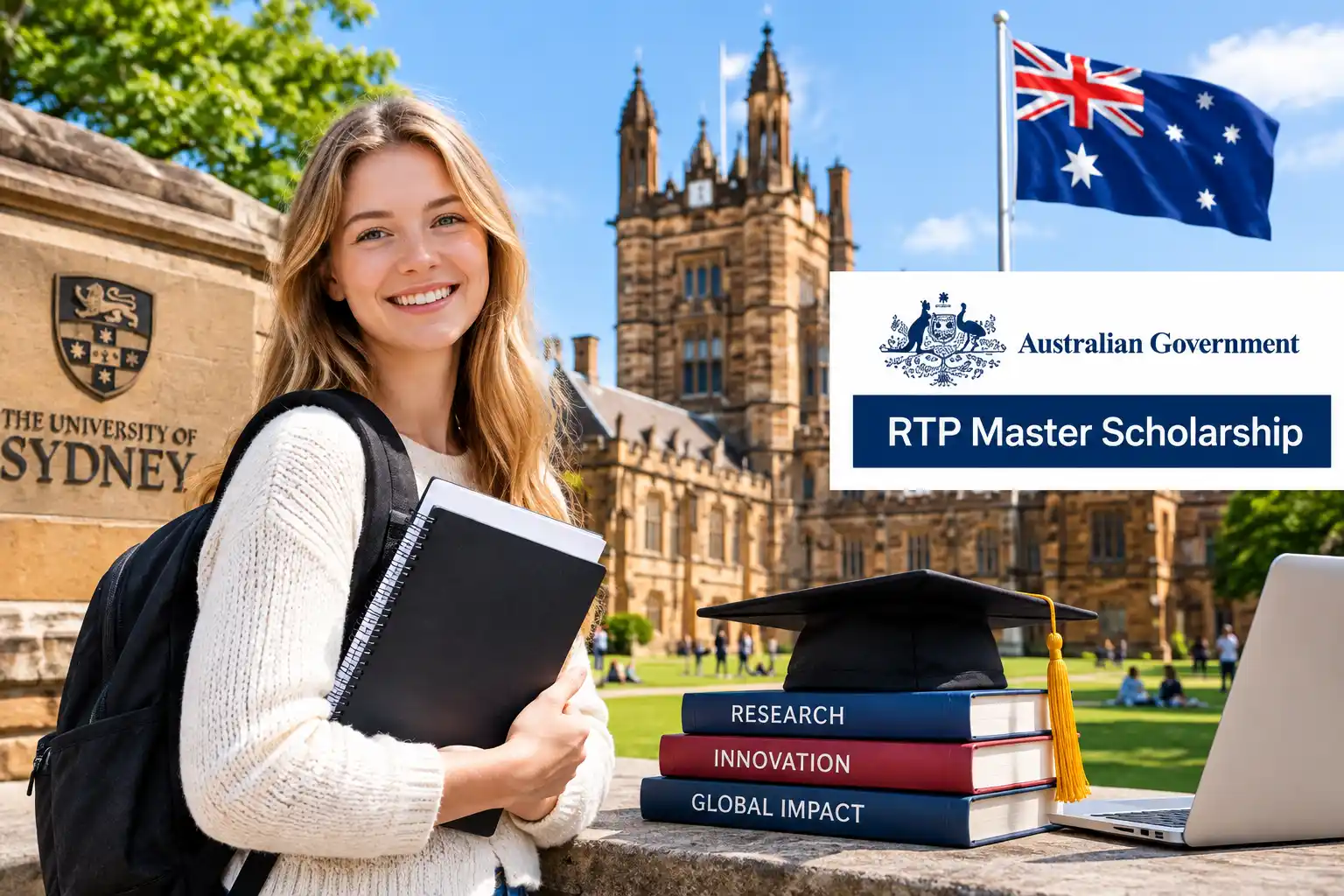 University of Sydney Australian Government RTP Master Scholarship - Full Tuition + $42,754 Stipend