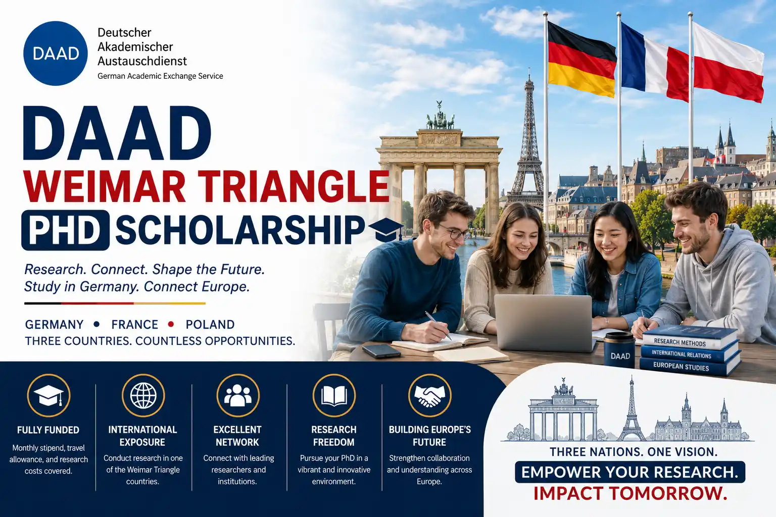 DAAD Weimar Triangle PhD Scholarship