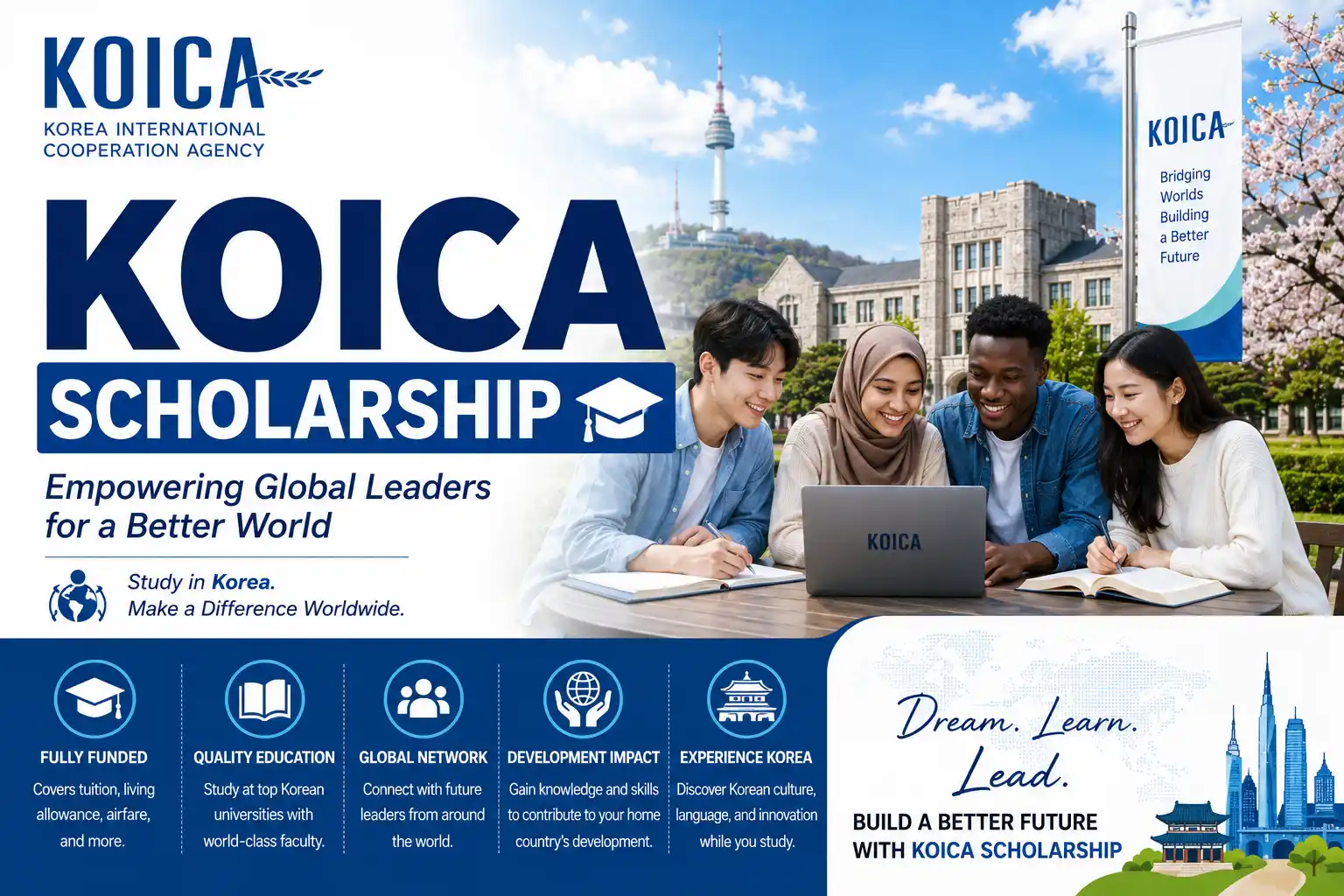 KOICA Scholarship South Korea - Fully Funded Master's Program