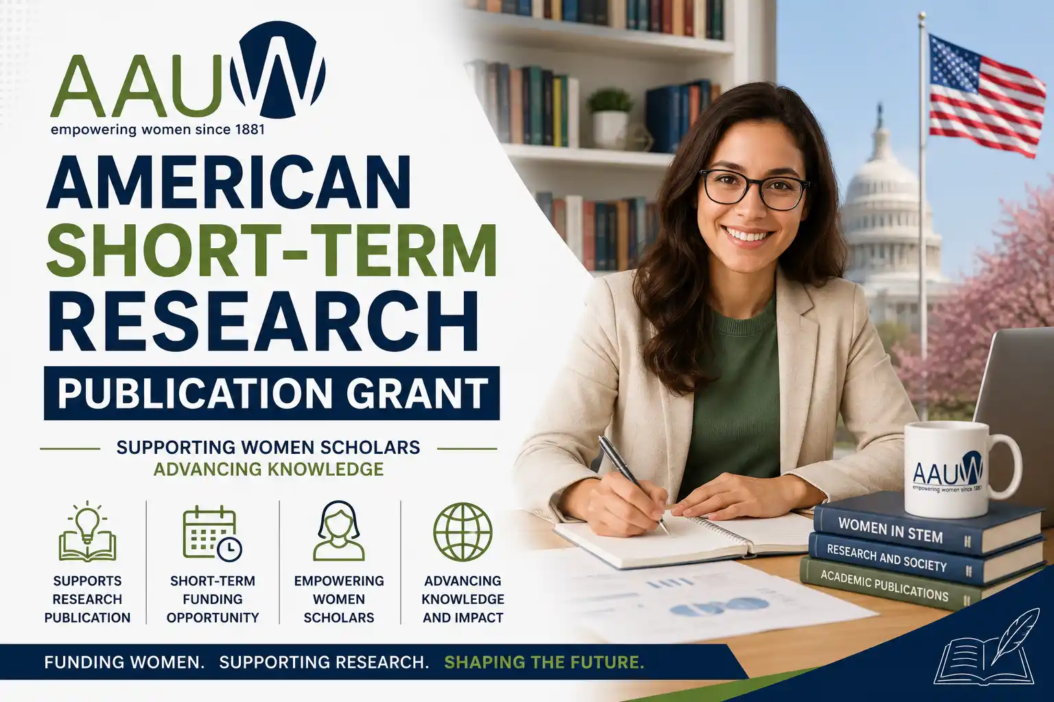 AAUW American Short-Term Research Publication Grant - Women in Research