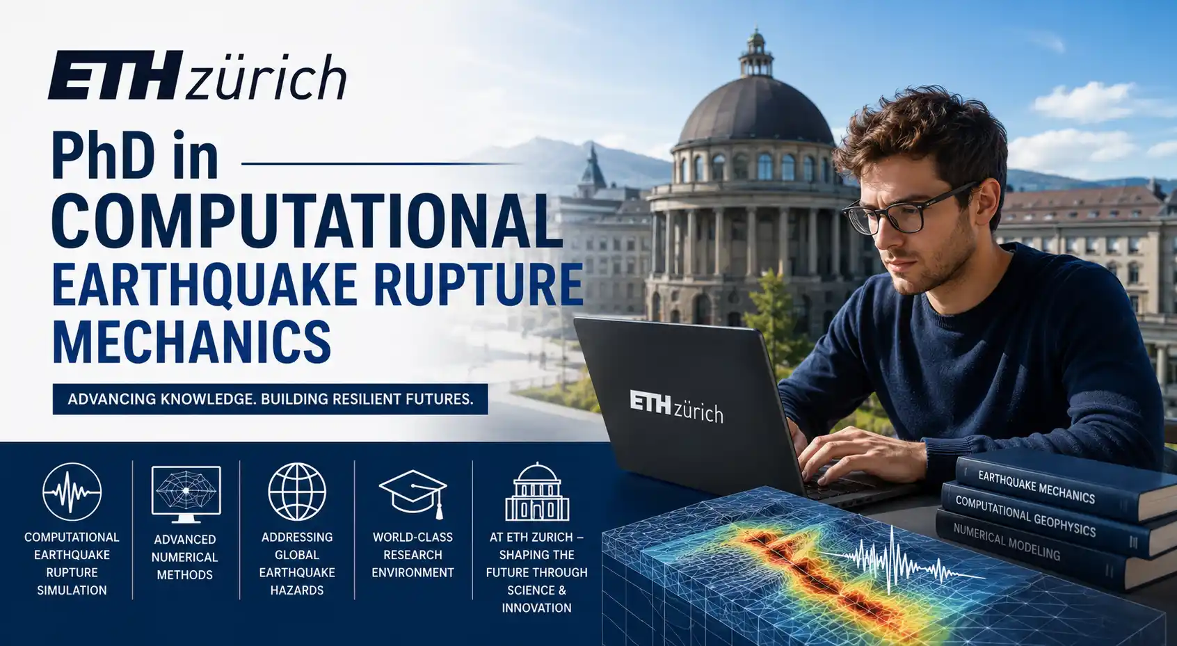 ETH Zurich PhD Scholarship - Computational Earthquake Rupture Mechanics