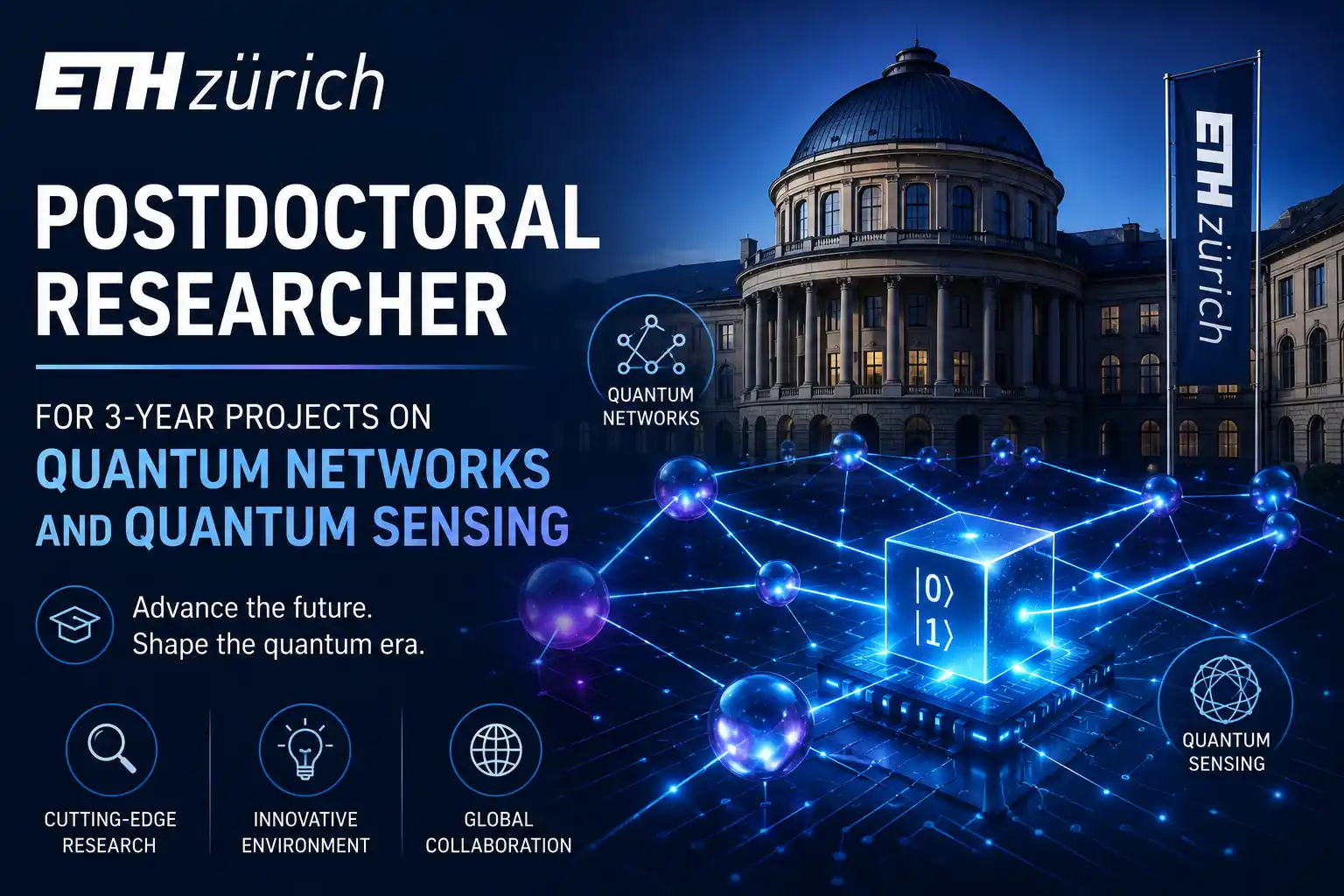 ETH Zurich Postdoctoral Scholarship - Quantum Networks and Quantum Sensing