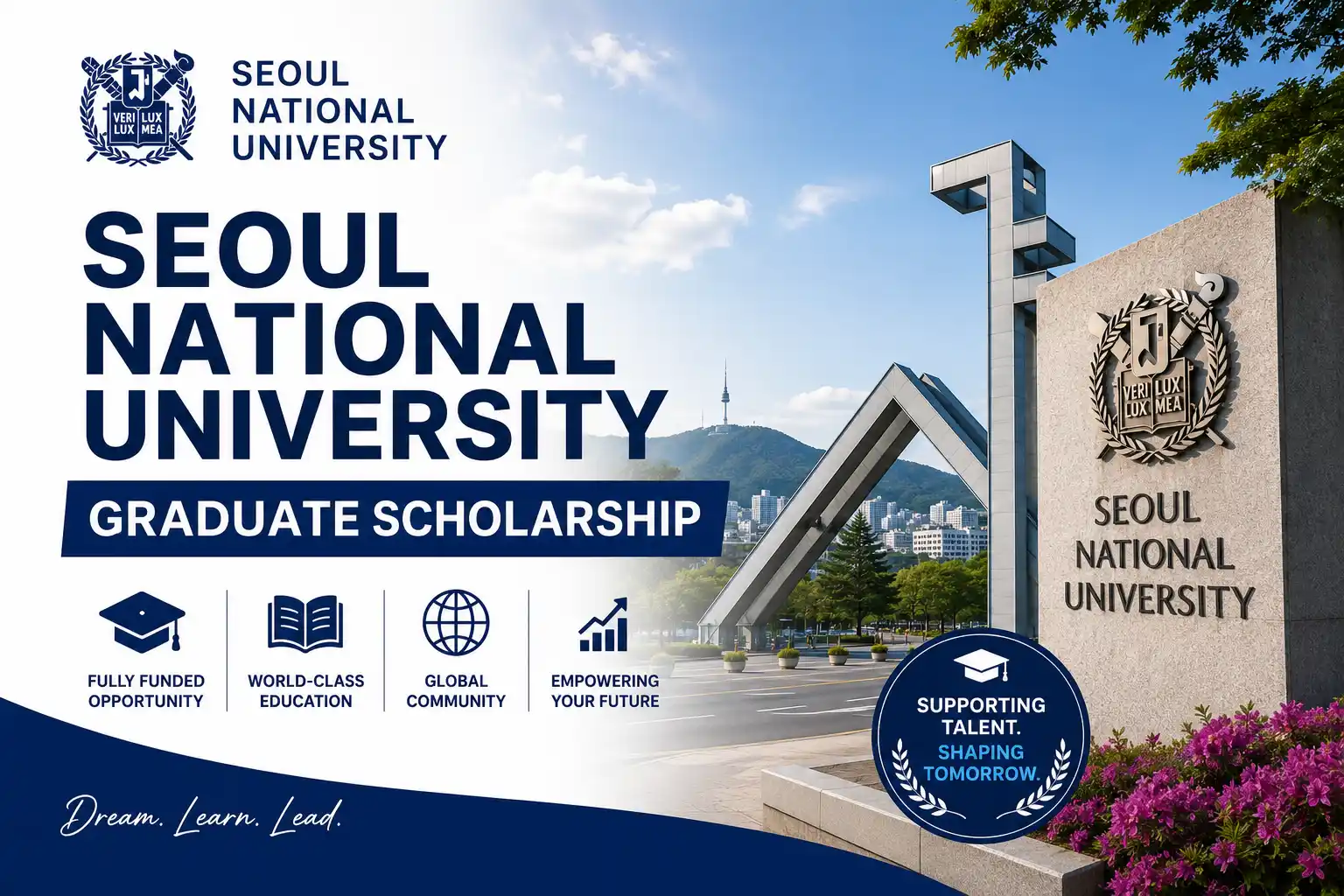 Seoul National University Graduate Scholarship - Fully Funded