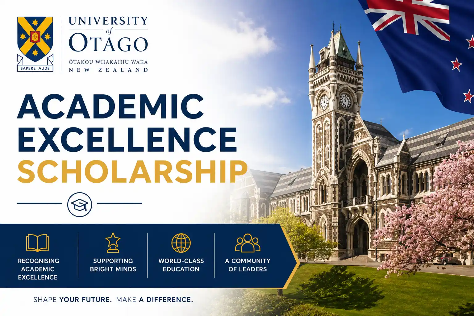 University of Otago Academic Excellence Scholarship