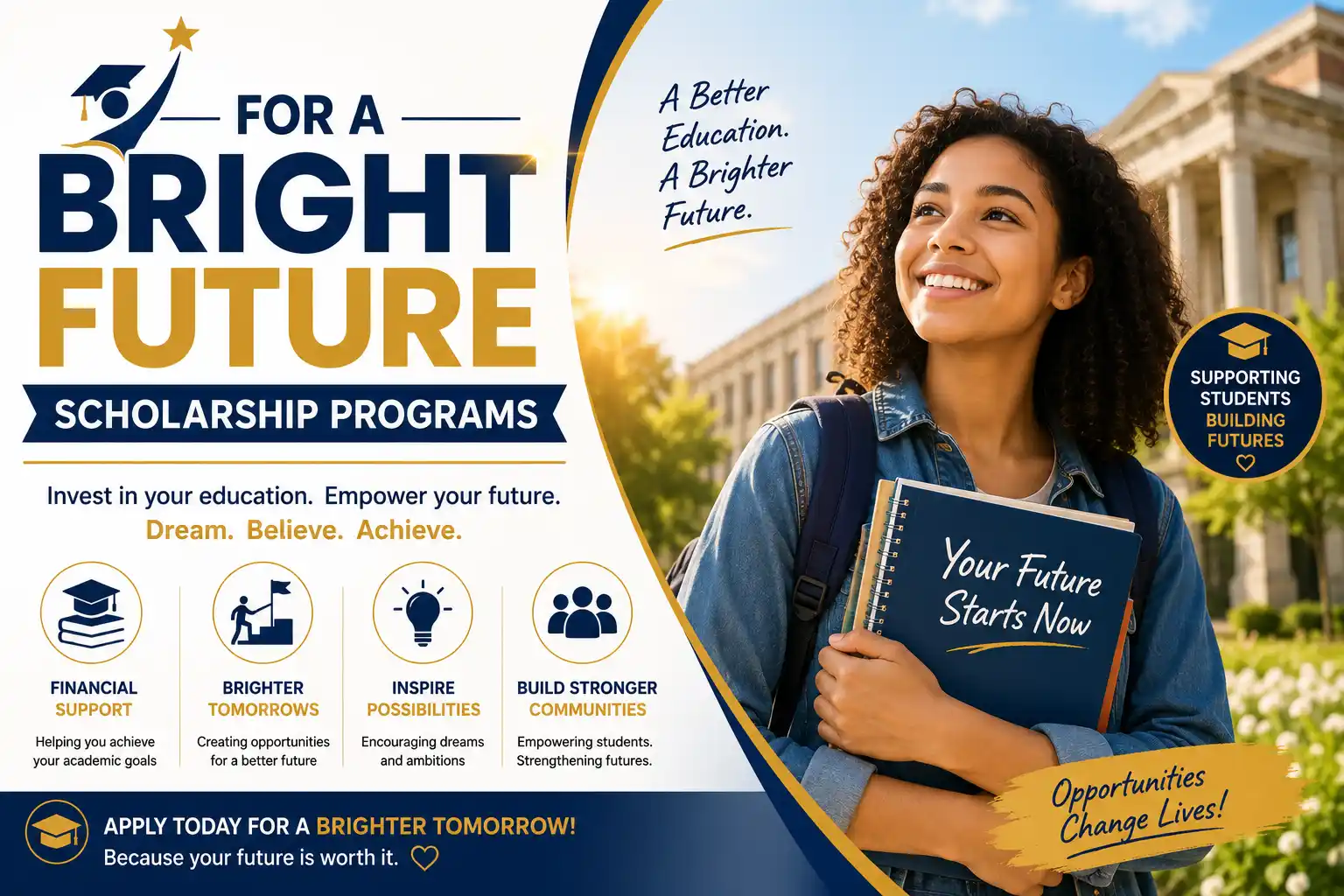 For A Bright Future Scholarship Programs