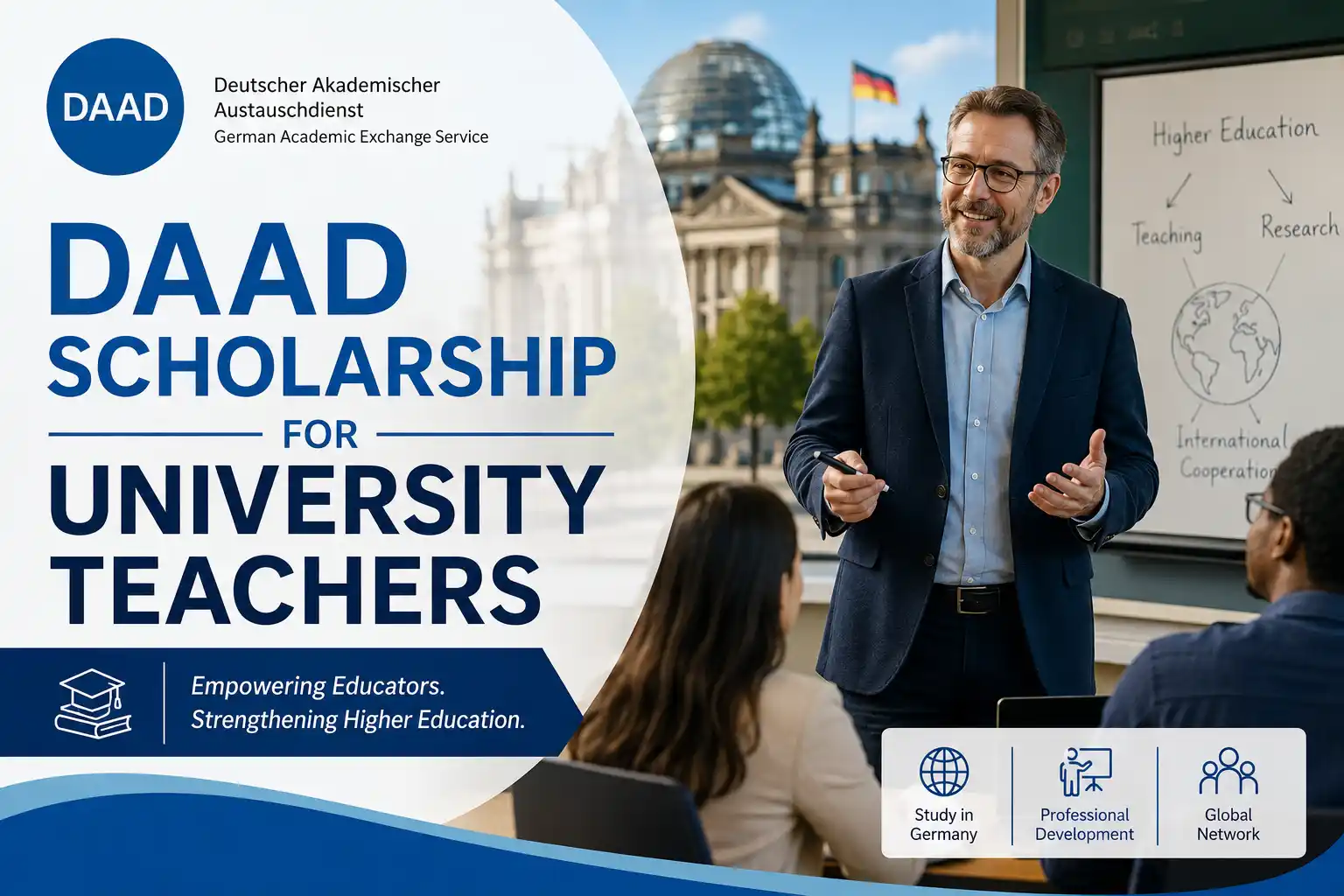 DAAD Scholarship for University Teachers - Study Visits for Academics