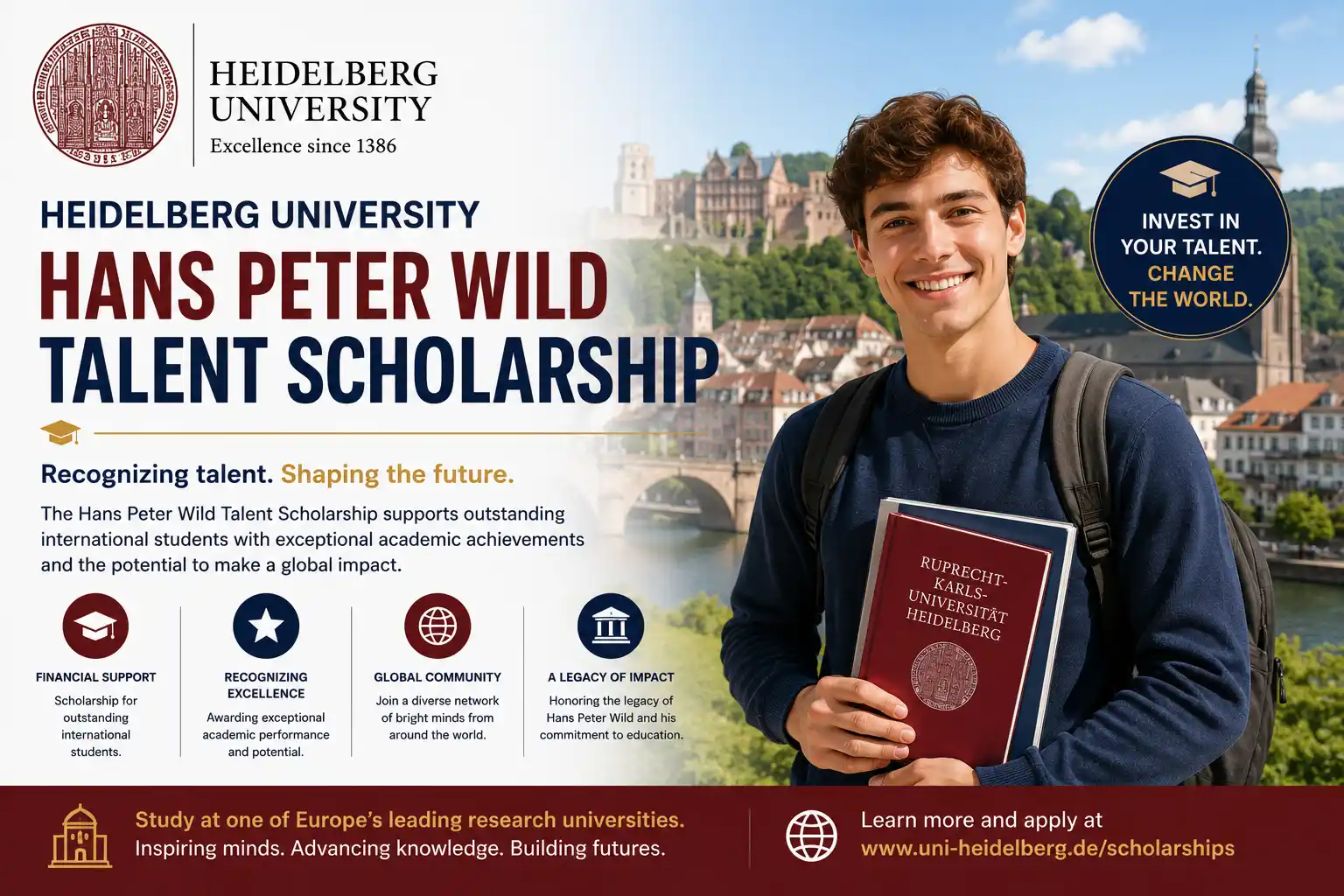 Heidelberg University Hans-Peter Wild Talent Scholarship - Study in Germany