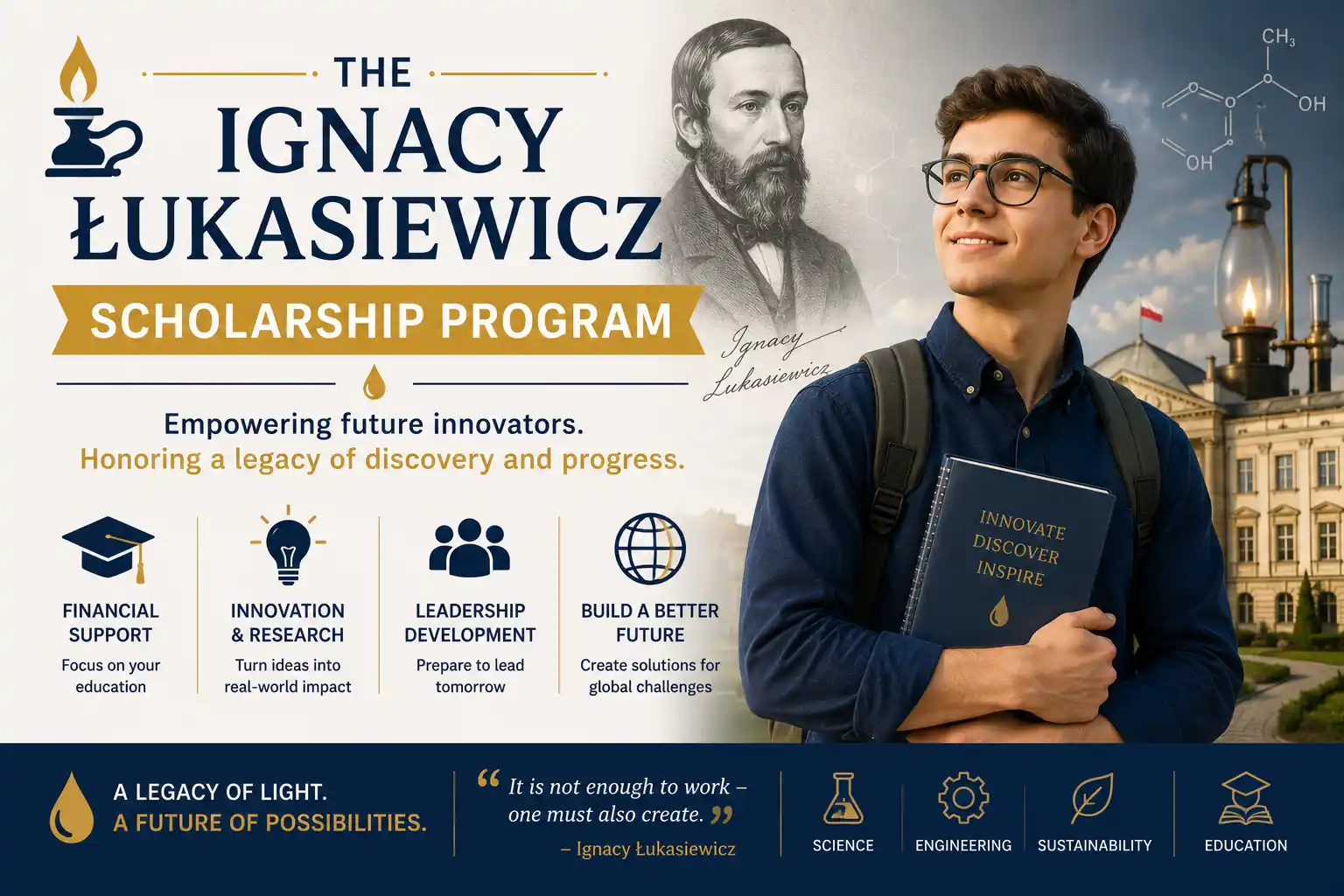 Ignacy Lukasiewicz Scholarship Program - NAWA Poland