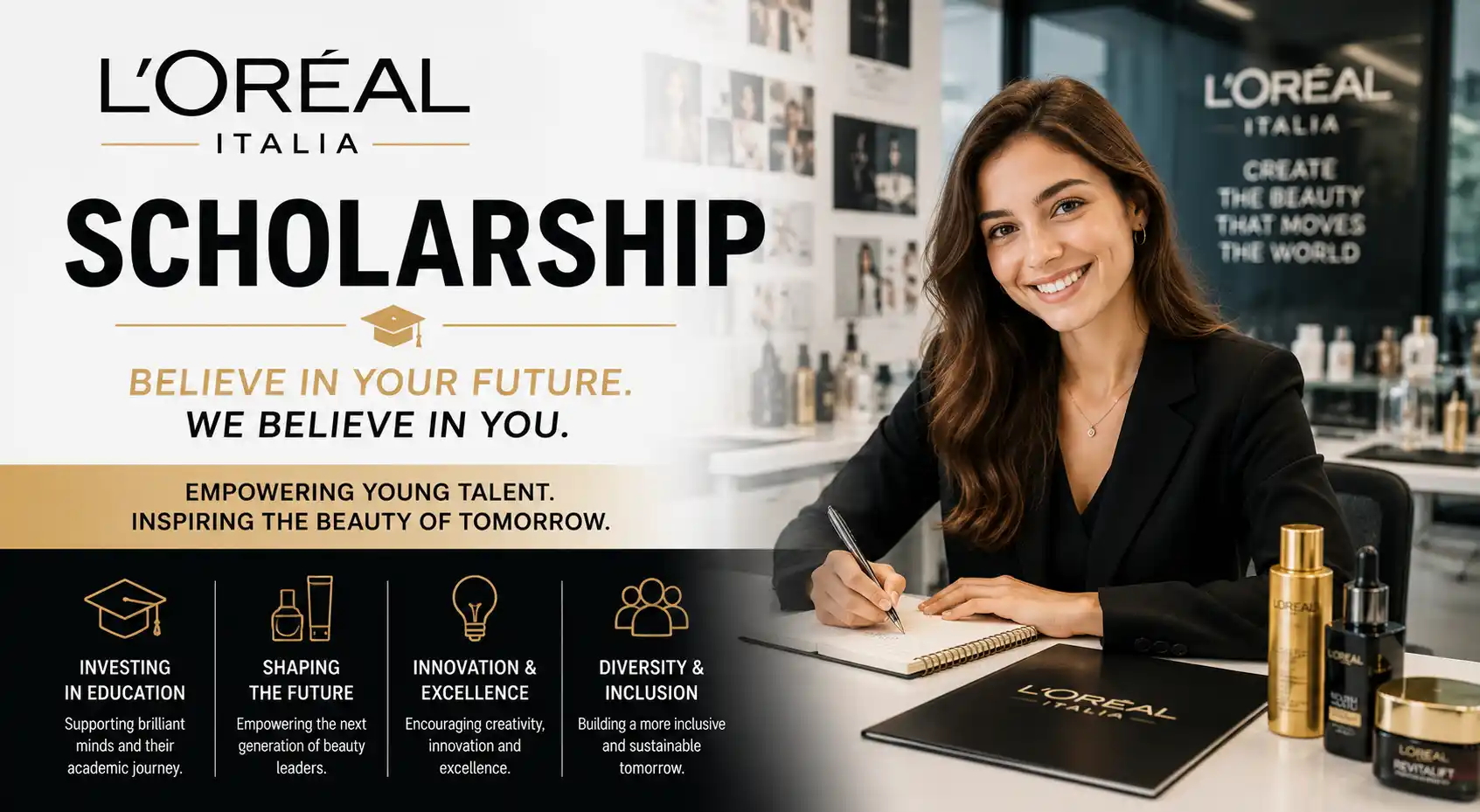 L'Oréal Italia Scholarship - Future Art Directors in Beauty & Fashion