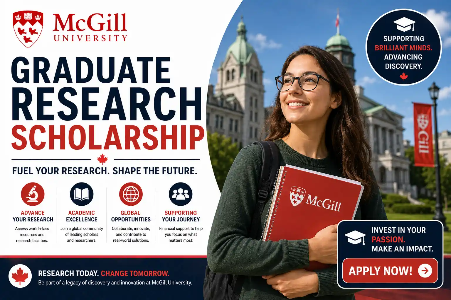 McGill University Graduate Research Scholarship - CGS Master's
