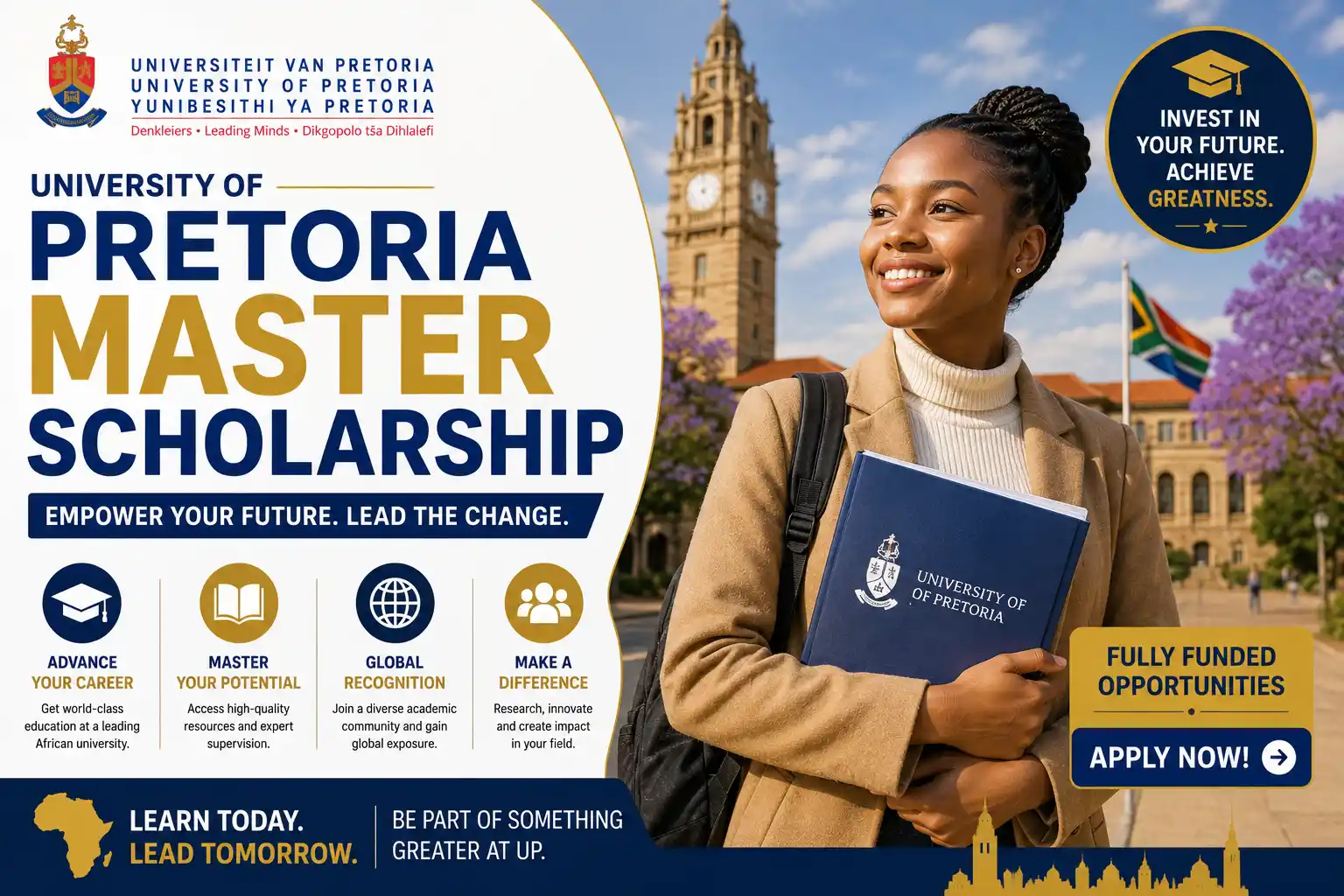 University of Pretoria Master's Scholarship - LLM Human Rights & Democratisation