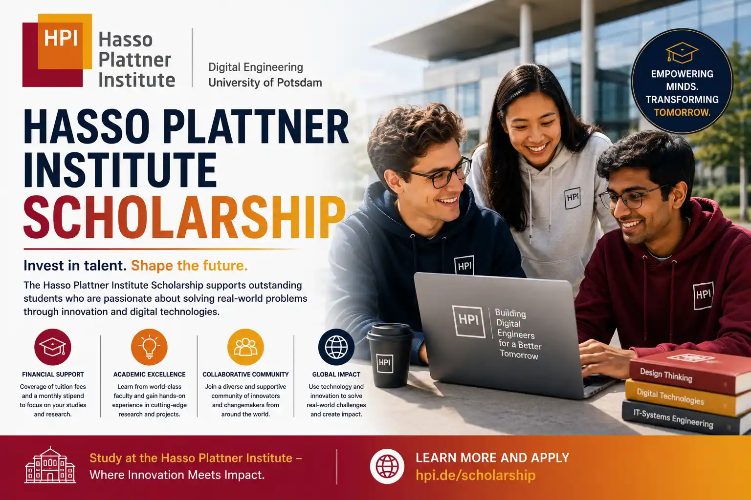 HPI Hasso Plattner Institute Scholarship - Digital Engineering