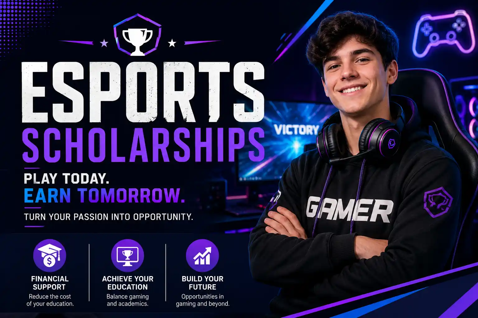 Esports scholarships hero image