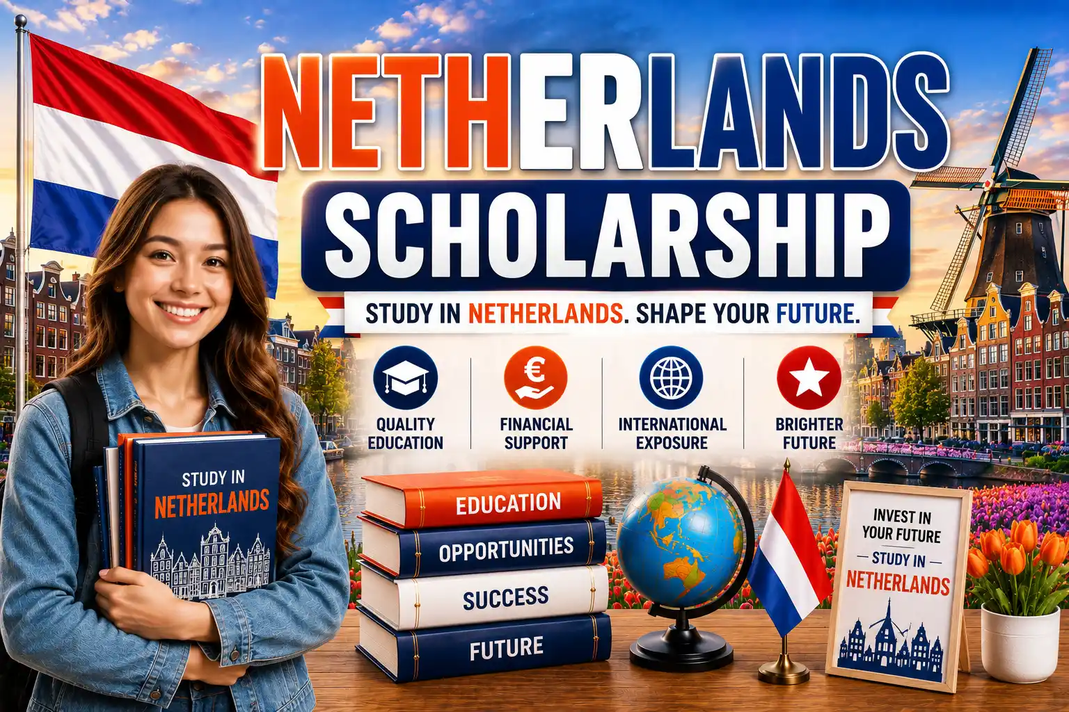 Netherlands scholarships hero image