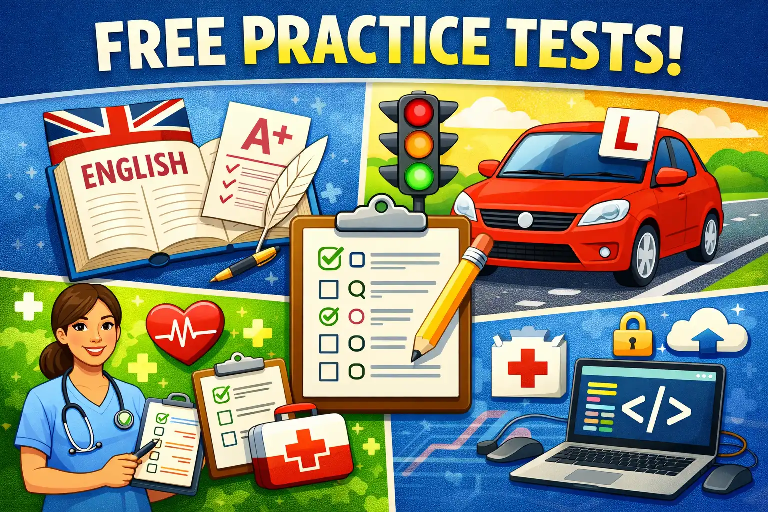 Practice tests hero