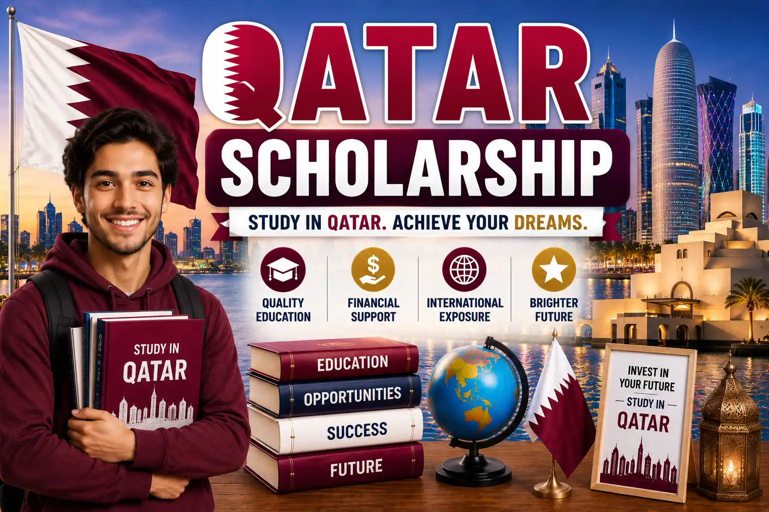 Qatar scholarships hero image