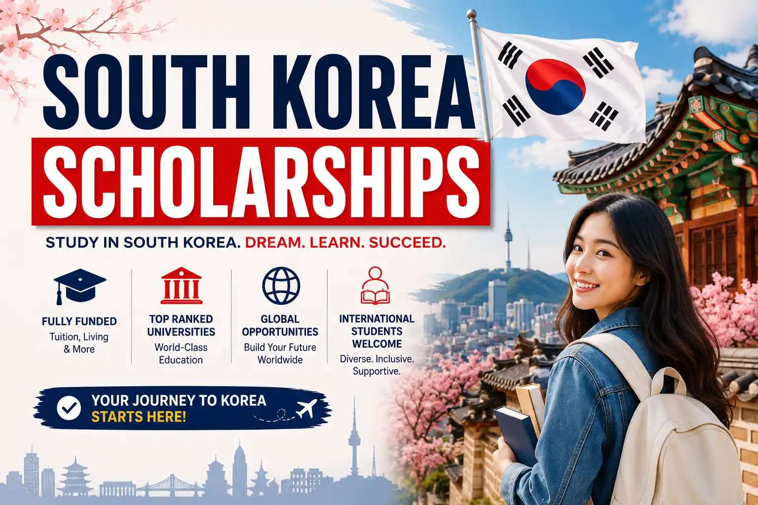 South Korea scholarships hero image