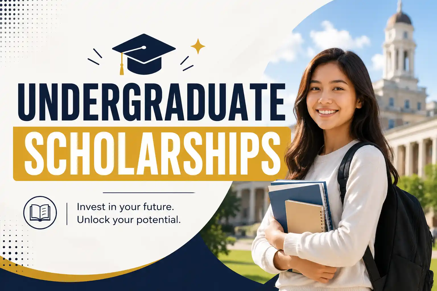 Undergraduate scholarships hero image